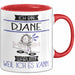 DJane Tasse Geschenk Ich Bin DJane Warum Weil Ich Es Kann Geschenkidee Geburtstag Rot Trendation