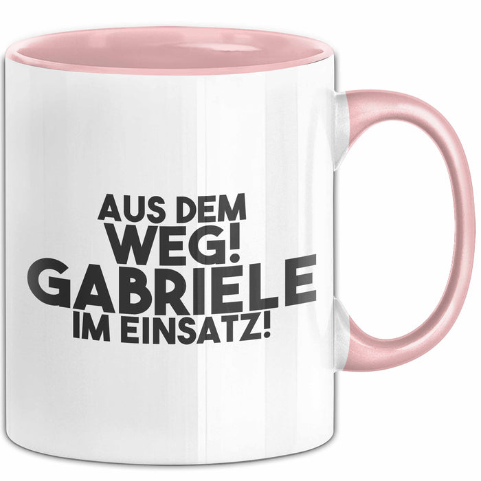Gabriele Tasse Aus Dem Weg! Gabriele Im Einsatz! Geschenk