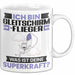 Gleitschirmflieger Tasse Geschenk für Gleitschirmflieger Geburtstag Lustiger Spruch Kaffee-Becher Was Ist Deine Superkraft Weiß Trendation