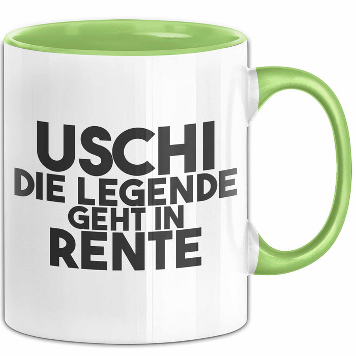 Uschi Tasse Uschi – Die Legende Geht In Rente Geschenk