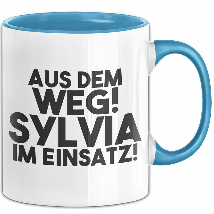 Sylvia Tasse Aus Dem Weg! Sylvia Im Einsatz! Geschenk