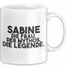 Sabine Tasse Sabine – Die Frau. Der Mythos. Die Legende. Geschenk Weiß Trendation