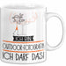 Geschenk für Outdoor-Fotografin Tasse Lustige Geschenkidee Geburtstag Ich Bin Outdoor-Fotografin Ich Darf Das Weiß Trendation