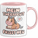 Pferde Tierliebhaber Tasse Geschenk Lustige Geschenkidee Spruch Mein Therapeut Frisst Heu Rosa Trendation