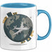 Reisender Tasse Geschenkidee für Abenteuerlustige Blau Trendation