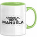 Manuela Tasse Original 100% Manuela Geschenk Grün Trendation
