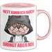 Sarkasmus Tasse Geschenk Lustiger Spruch Nett Kann Ich Auch Bringt Aber Nix Becher Rosa Trendation
