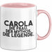 Carola Tasse Carola – Die Frau. Der Mythos. Die Legende. Geschenk Rosa Trendation