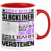 Slackliner Geschenk Kaffee-Tasse Geschenkidee für Slackliner Ich Bin Slackliner Ich Kann Es Dir Erklären Jedoch Nicht Für Dich Verstehen Spruch Lustig Rot Trendation