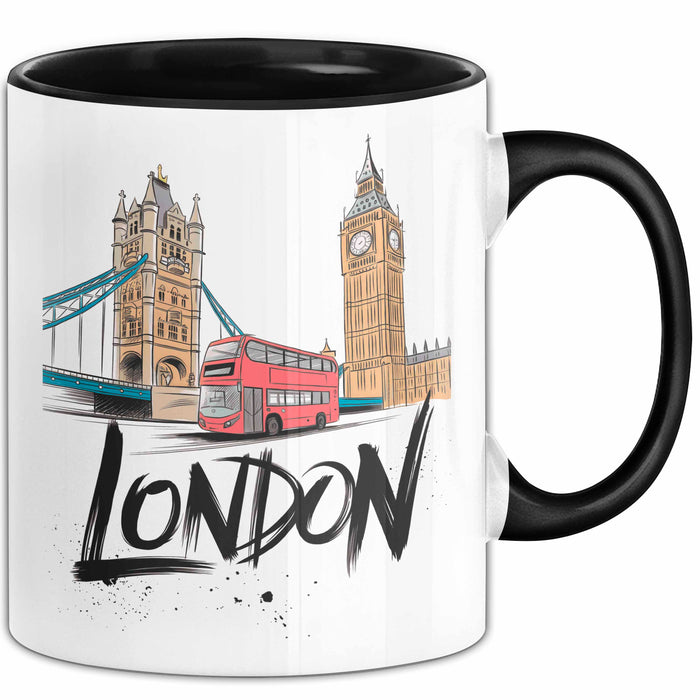 England London Skyline Tasse Geschenk Lustige Geschenkidee Spruch Trendation