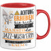 Jazz-Musikerin Tasse Geschenk Lustiger Spruch Bitte Erheben Sie Sich Seine Majestät Die Jazz-Musikerin Betritt Den Raum Rot Trendation