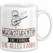 Musikstudentin Geschenk Tasse Becher Die Frau Die Allen Kann Geschenkidee für eine Musikstudentin Lustig Weiß Trendation
