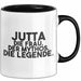 Jutta Tasse Jutta – Die Frau. Der Mythos. Die Legende. Geschenk Schwarz Trendation