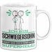 Schwiegersohn Geschenk Tasse Ich Bin Schwiegersohn Aber Sag Doch Einfach Superheld Lustige Geschenkdiee für Schwiegersohn Kaffee-Becher Weiß Trendation