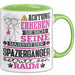 Spaziergänger Geschenk Tasse Lustiger Spruch Erheben Sie Sich Der Spaziergänger Betritt den Raum Grün Trendation