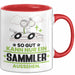 Sammler Geschenk Tasse So Gut Kann Nur Ein Sammler Aussehen Geschenkidee Kaffee-Becher Rot Trendation