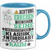 Klassik-Enthusiast Geschenk Tasse Lustiger Spruch Erheben Sie Sich Der Klassik-Enthusiast Betritt den Raum Blau Trendation