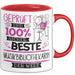 Musikbibliothekarin Geschenk Becher Tasse Gott Schuf Alle Menschen Gleich Nur Die Besten Durfeten Musikbibliothekarin Werden Geschenkidee Lustig Rot Trendation