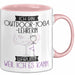 Outdoor-Yoga-Lehrerin Tasse Geschenk Ich Bin Outdoor-Yoga-Lehrerin Warum Weil Ich Es Kann Geschenkidee Geburtstag Rosa Trendation