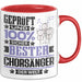Chorsänger Geschenk Lustiger Spruch für Chorsänger Geschenkidee Bester Chorsänger Der Welt Rot Trendation