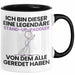 Stand-Up-Paddler Geschenk Tasse Lustige Geschenkidee Geburtstag für Stand-Up-Paddler Ich Bin Dieser Legendäre Stand-Up-Paddler Von Dem Alle Geredet Haben Kaffee-Becher Schwarz Trendation