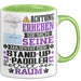 Stand-Up-Paddler Geschenk Tasse Lustiger Spruch Erheben Sie Sich Der Stand-Up-Paddler Betritt den Raum Grün Trendation