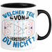 Eishockey Trainer Geschenk Tasse Coach Eis-Hockey Spieler Geschenkidee Eishockeyspieler Geschenkdiee Welchen Teil Von Verstehst Du Nicht Kaffee-Becher Schwarz Trendation