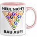 Billard-Spieler Tasse Pool Heul Nicht Bau Auf Geschenkidee Billiard Profi Becher Rosa Trendation