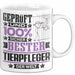 Tierpfleger Geschenk Lustiger Spruch für Tierpfleger Geschenkidee Bester Tierpfleger Der Welt Weiß Trendation