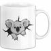 Koala Tierliebhaber Tasse Geschenk Lustige Geschenkidee Spruch Weiß Trendation