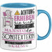 Songtexterin Tasse Geschenk Lustiger Spruch Bitte Erheben Sie Sich Seine Majestät Die Songtexterin Betritt Den Raum Blau Trendation