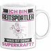 Reitsportler Tasse Geschenk für Reitsportler Geburtstag Lustiger Spruch Kaffee-Becher Was Ist Deine Superkraft Weiß Trendation