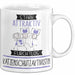 Katzenschutzaktivistin Tasse Geschenk Becher Stark Attraktiv Furchtlos Katzenschutzaktivistin Lustige Geschenkidee Weiß Trendation