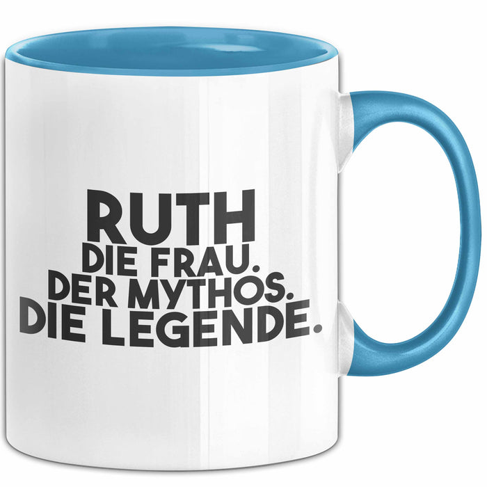 Ruth Tasse Ruth – Die Frau. Der Mythos. Die Legende. Geschenk Blau Trendation