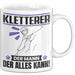 Kletterer Tasse Geschenk für Kletterer Der Mann Der Alles Kann Geschenkidee zum Geburtstag Weiß Trendation