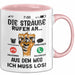 Strauß Liebhaber Tasse Geschenk Die Sträße Rufen An Geschenkidee Becher Rosa Trendation