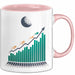 Investor Tasse Geschenkidee für Finanz und Wachstumsfans Rosa Trendation