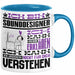 Sounddesigner Geschenk Tasse Geschenkidee für Sounddesigner Geburtstag Lustig Ich Bin Sounddesigner Ich Kann Es Dir Erklären Aber Nicht Für Dich Verstehen Blau Trendation