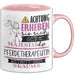 Pferdetherapeutin Tasse Geschenk Lustiger Spruch Bitte Erheben Sie Sich Seine Majestät Die Pferdetherapeutin Betritt Den Raum Rosa Trendation