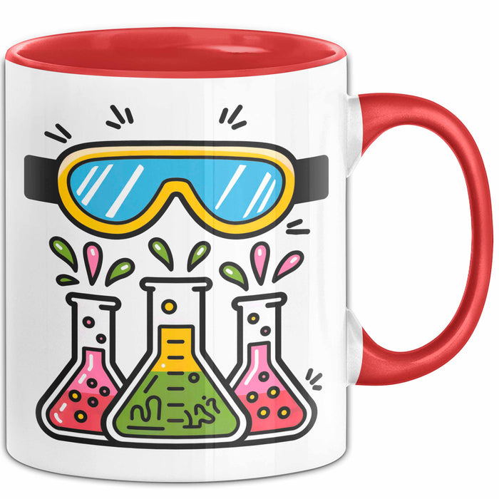 Laborant Tasse Geschenk Lustige Geschenkidee Spruch Für Labor Profis Rot Trendation