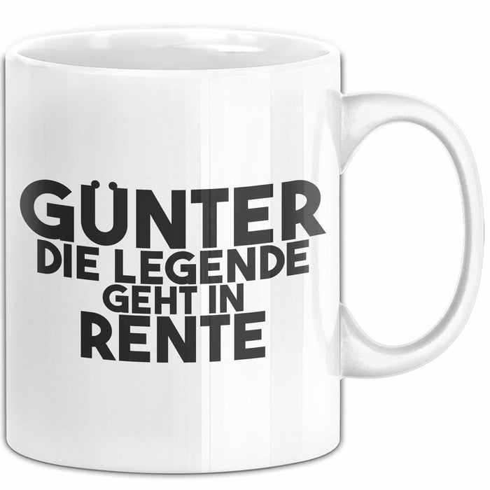 Guenter Tasse Guenter – Die Legende Geht In Rente Geschenk