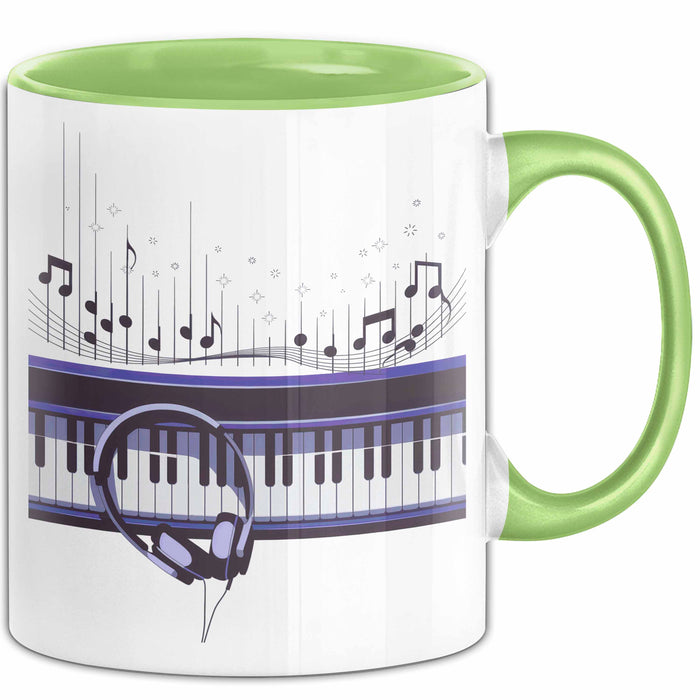 Musiker Tasse Geschenk Lustige Geschenkidee Spruch Für Musik Schaffende Grün Trendation