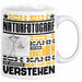 Naturfotograf Geschenk Kaffee-Tasse Geschenkidee für Naturfotograf Ich Bin Naturfotograf Ich Kann Es Dir Erklären Jedoch Nicht Für Dich Verstehen Spruch Lustig Weiß Trendation