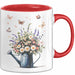 Florist Tasse Geschenk Lustige Geschenkidee Spruch Für Blumen Liebhaber Rot Trendation