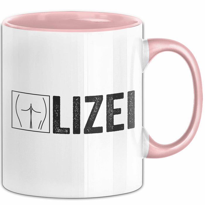Polizei Polizist Tasse Geschenk Lustige Geschenkidee Spruch Polize Rosa Trendation