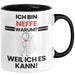 Neffe Geschenk Tasse Lustiger Spruch Ich Bin Neffe Warum Weil Ich Es Kann Geschenkidee Bester Neffe Geburtstag Kaffee-Becher Trendation