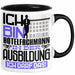 Hotelfachmann Ausbildung Tasse Geschenk Ich Bin Hotelfachmann In Der Ausbildung Ich Darf Das Geschenkidee Spruch Schwarz Trendation