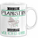 Pianistin Tasse Geschenk Ich Bin Pianistin Warum Weil Ich Es Kann Geschenkidee Geburtstag Weiß Trendation