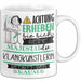 Klangkünstlerin Tasse Geschenk Lustiger Spruch Bitte Erheben Sie Sich Seine Majestät Die Klangkünstlerin Betritt Den Raum Weiß Trendation