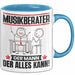 Musikberater Tasse Geschenk für Musikberater Der Mann Der Alles Kann Geschenkidee zum Geburtstag Blau Trendation